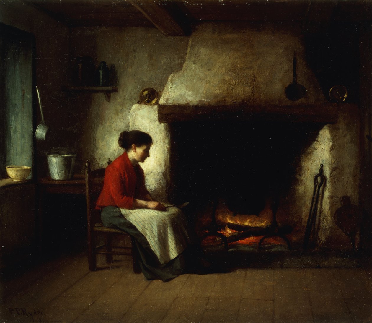 Tulen äärellä, 1881 tekijältä Platt Powell Ryder
