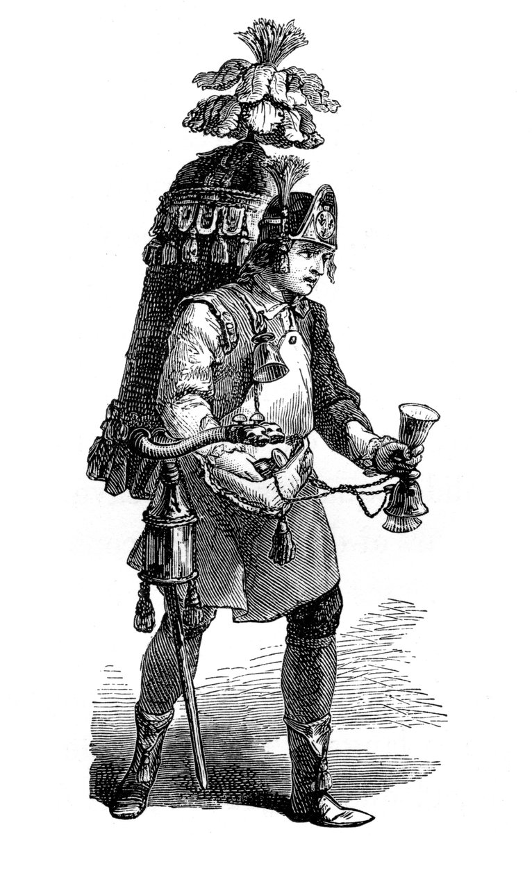 Yrttiteekauppias, 1885. tekijältä Poisson
