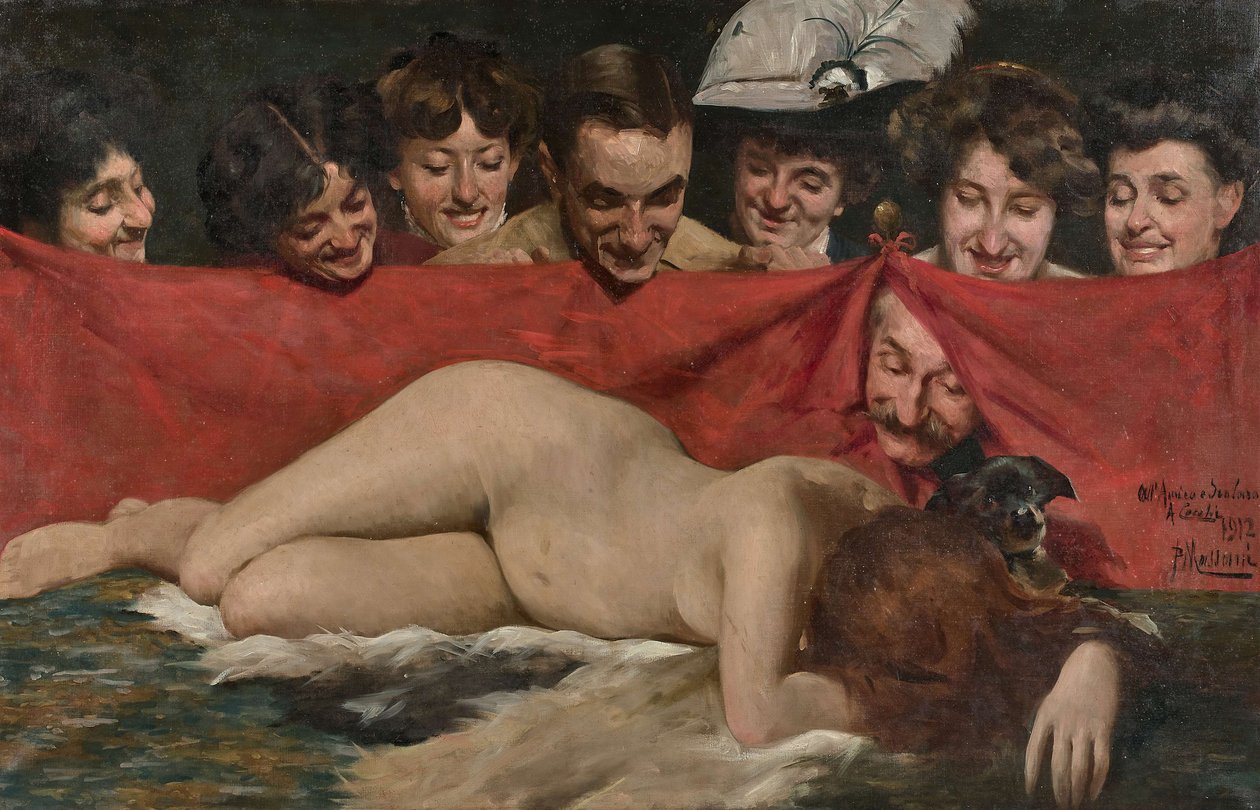 Kurkistusshow Tirkistelijät, 1912. tekijältä Pompeo Massani