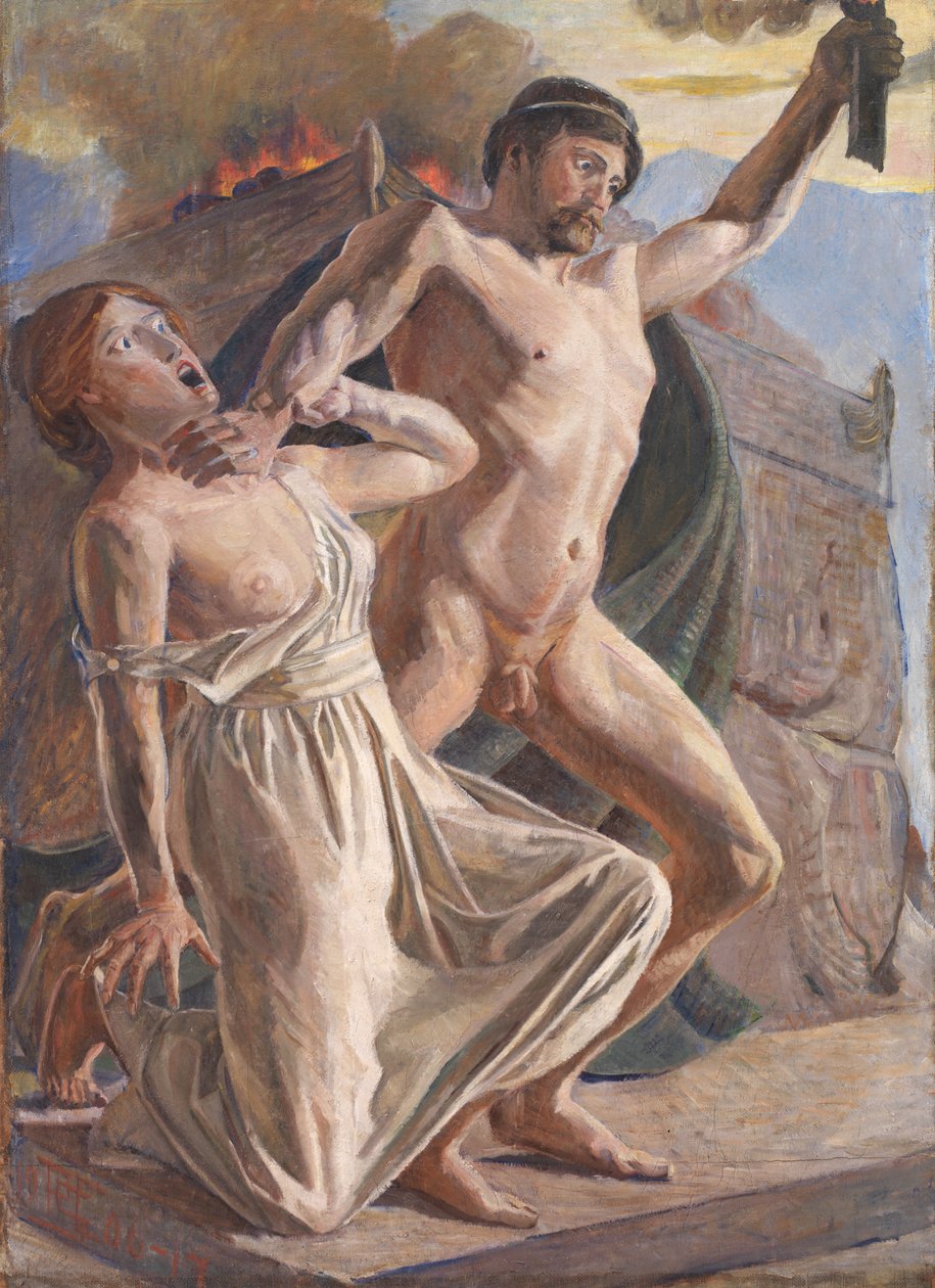 Prometheus ryöstää tulen tekijältä Poul S. Christiansen