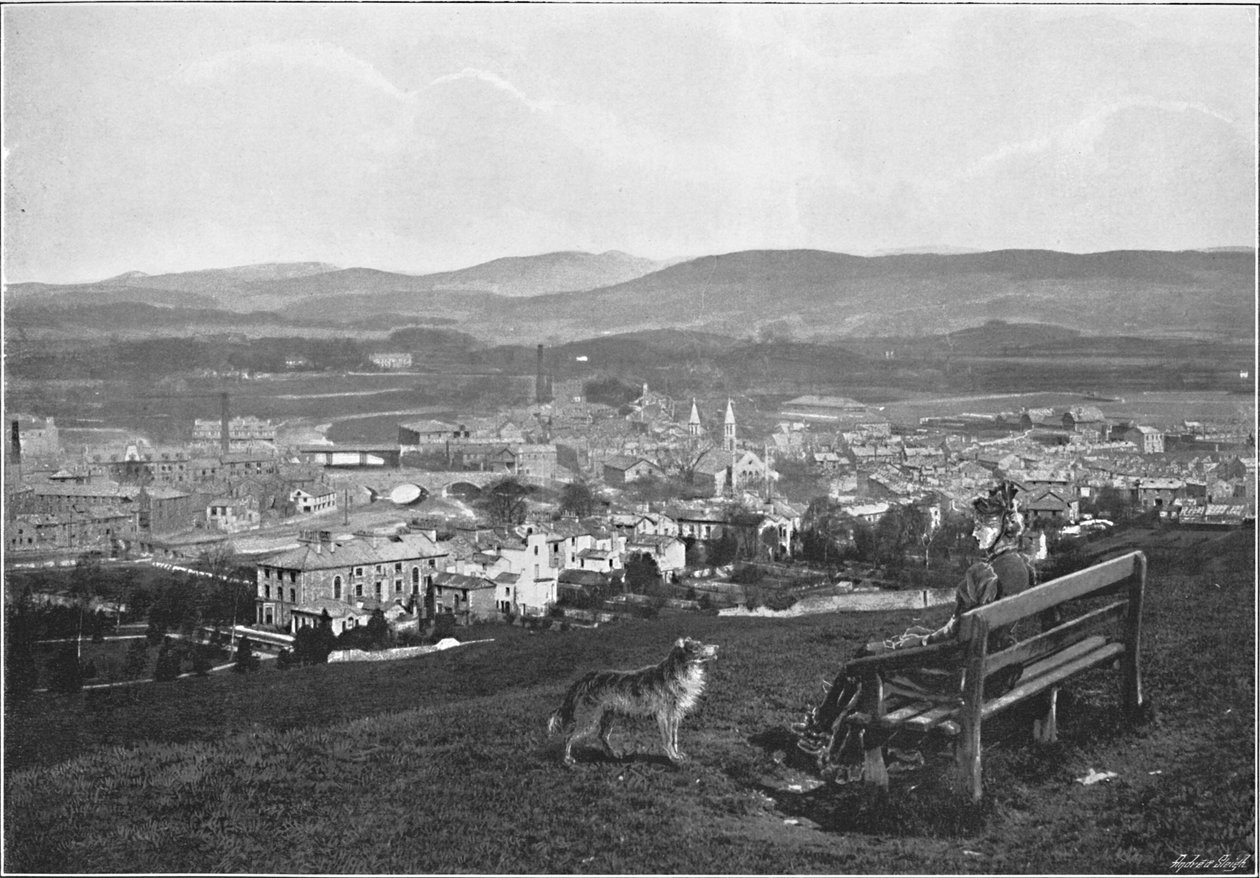 Kendal, linnasta, vuodelta 1896 tekijältä Poulton and Co