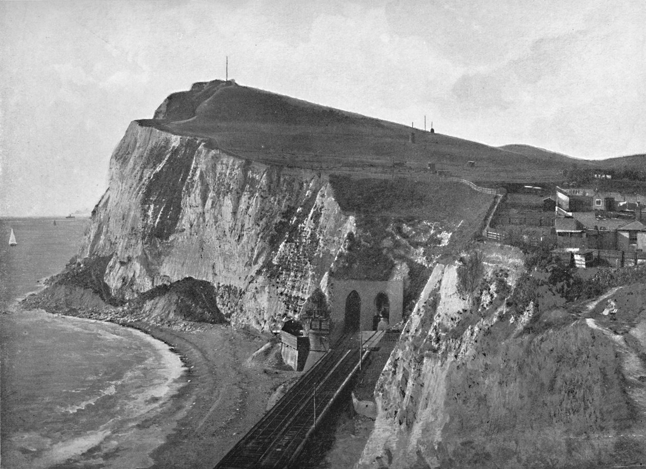 Shakespeare Cliff, Dover, 1896 tekijältä Poulton and Co