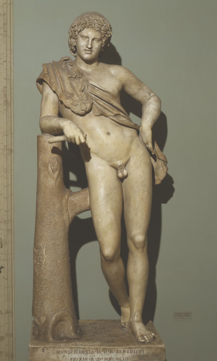 Satyr at Rest (marmori) tekijältä Praxiteles