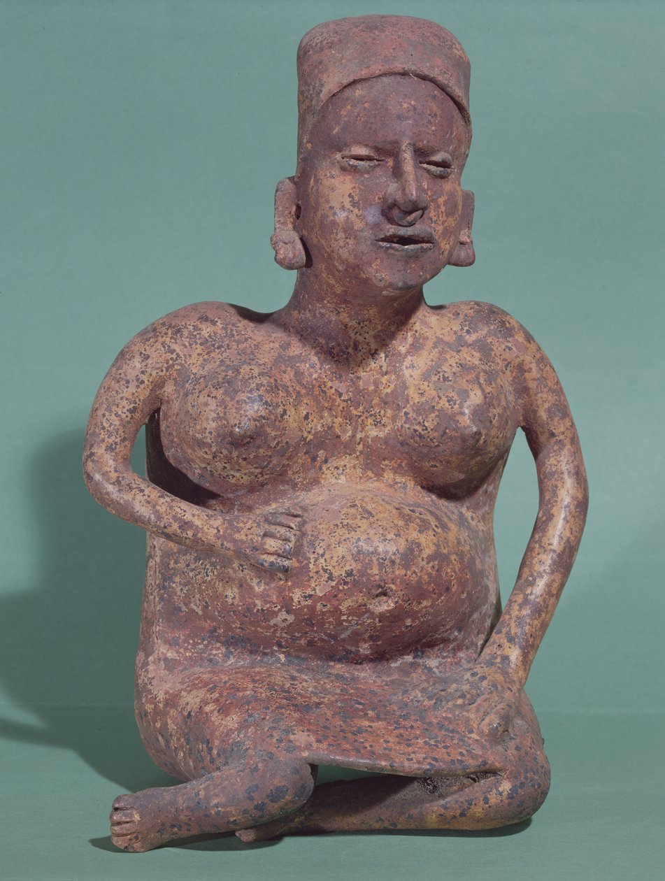 Raskaana oleva nainen (keramiikka) tekijältä Pre Columbian