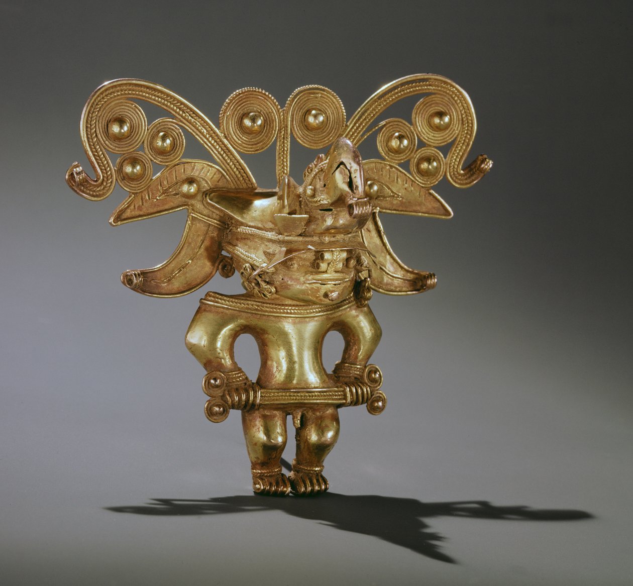Tairona soturihahmo riipus (kulta) tekijältä Pre Columbian