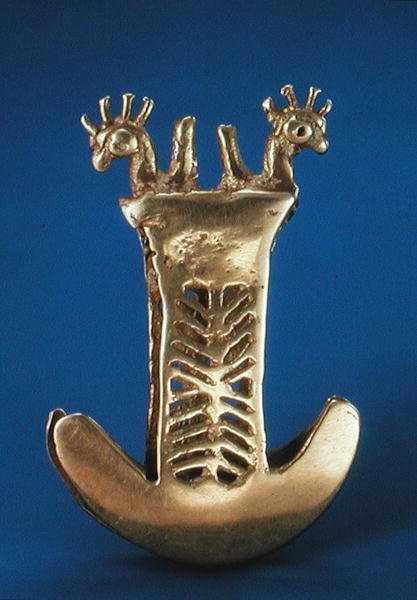 Pinsetit Kolumbian Tomlinan alueelta (kulta) tekijältä Pre Columbian Pre Columbian