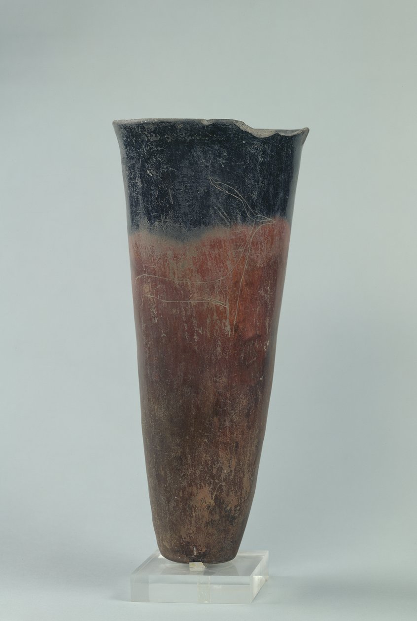 Mustakantinen maljakko, Naqada I-II -kausi (keramiikka) tekijältä Predynastic Period Egyptian