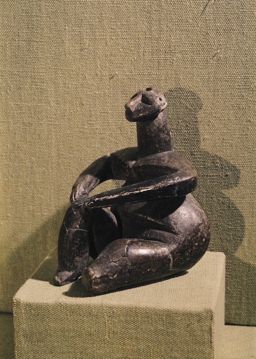Istuva naishahmo, 3500-2500 eaa tekijältä Prehistoric
