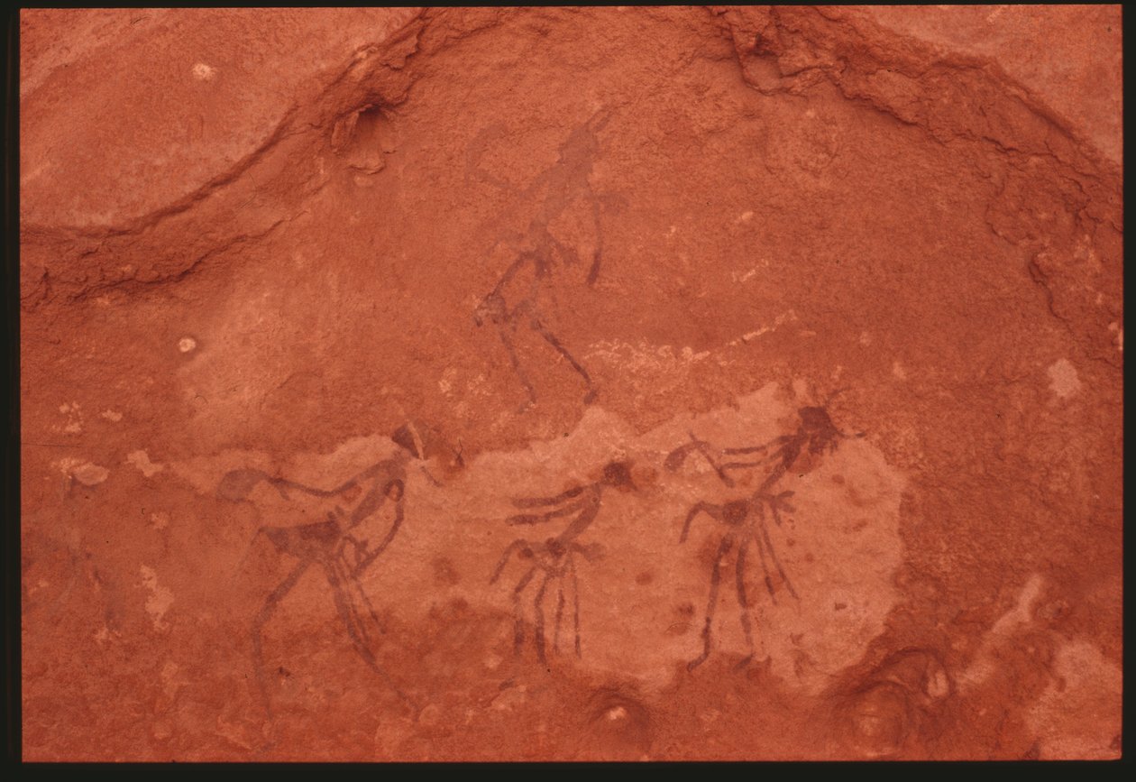 Ihmishahmot (kalliomaalaus) tekijältä Prehistoric