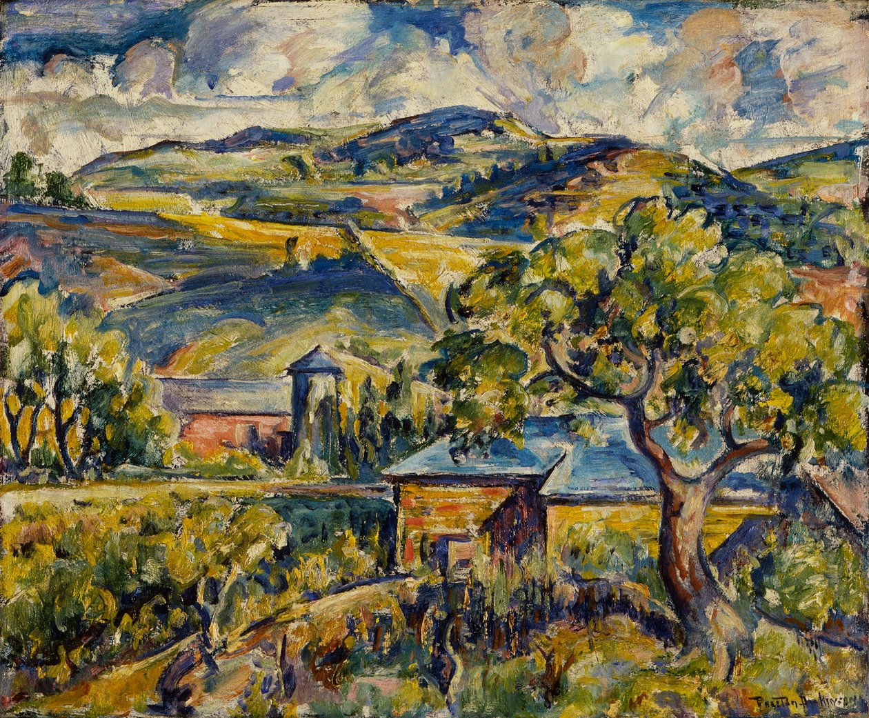 Mainen maisema, noin 1917-21 tekijältä William Preston Dickinson