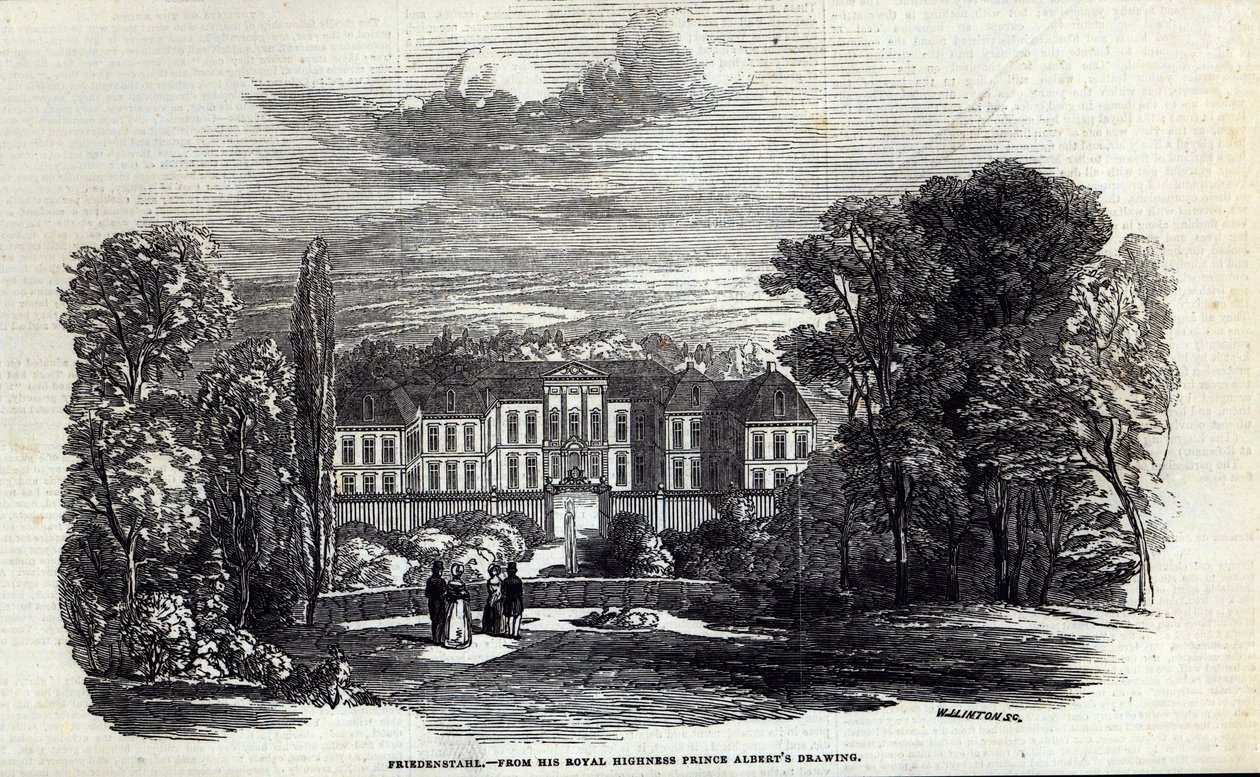 Friedenstahl, kaiverrus W.J. Linton, "The Illustrated London News", 30. elokuuta 1845 tekijältä Prince Albert of Saxe Coburg and Gotha