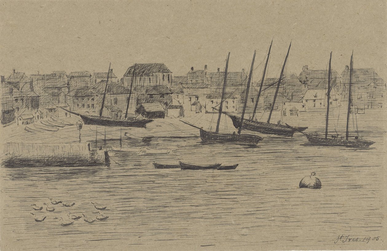 Poble pesquer de St. Ivesfinnish tekijältä Prosper Alphonse Isaac
