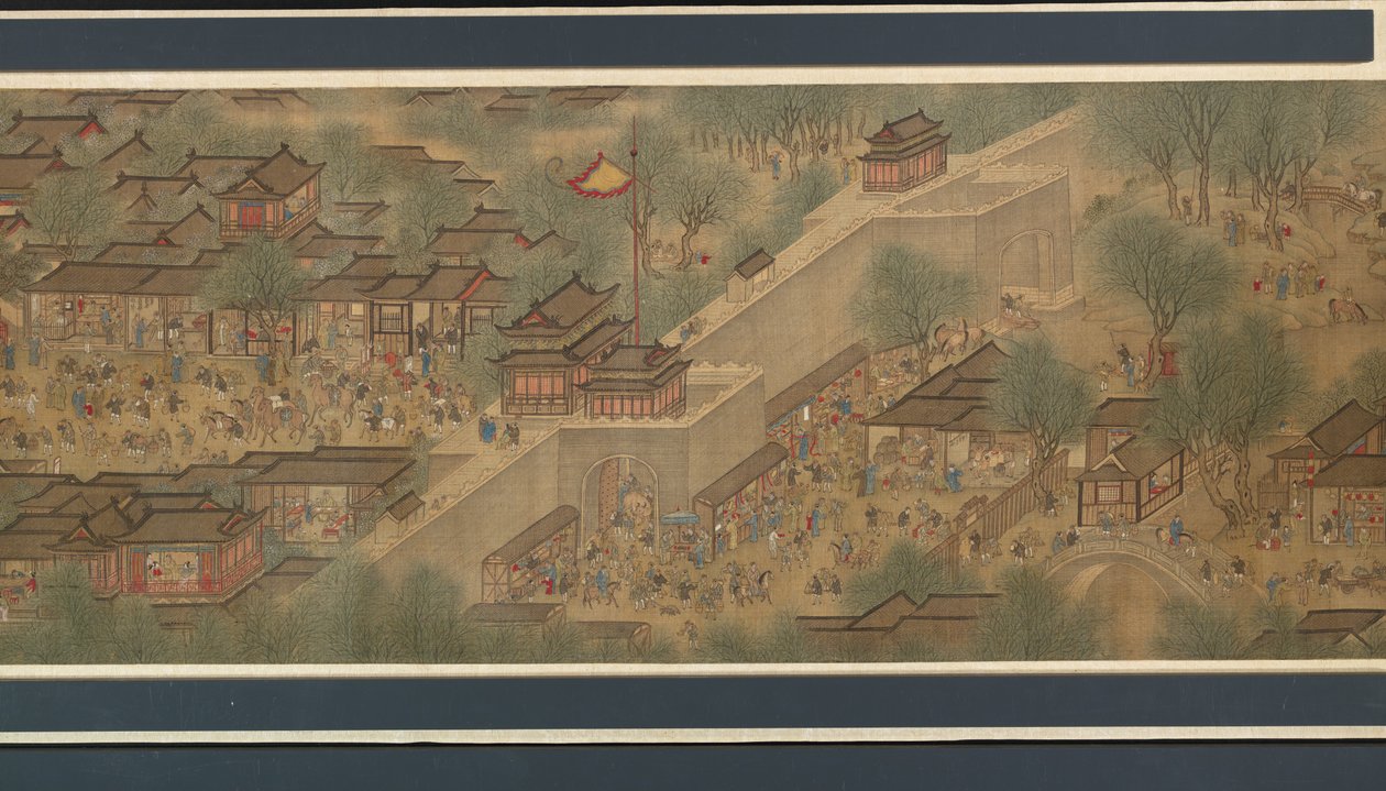 Kevätjuhla joella tekijältä Qing Dynasty Chinese School