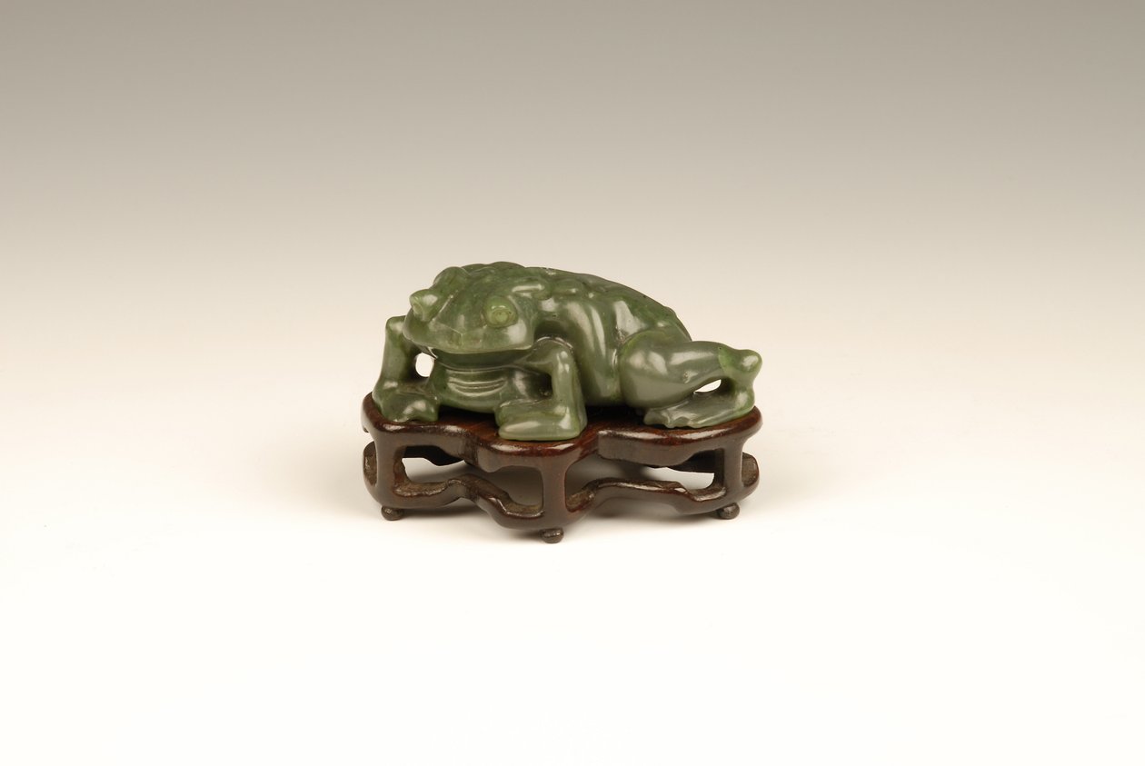 Rupikonnapatsas (jade) tekijältä Qing Dynasty Chinese School