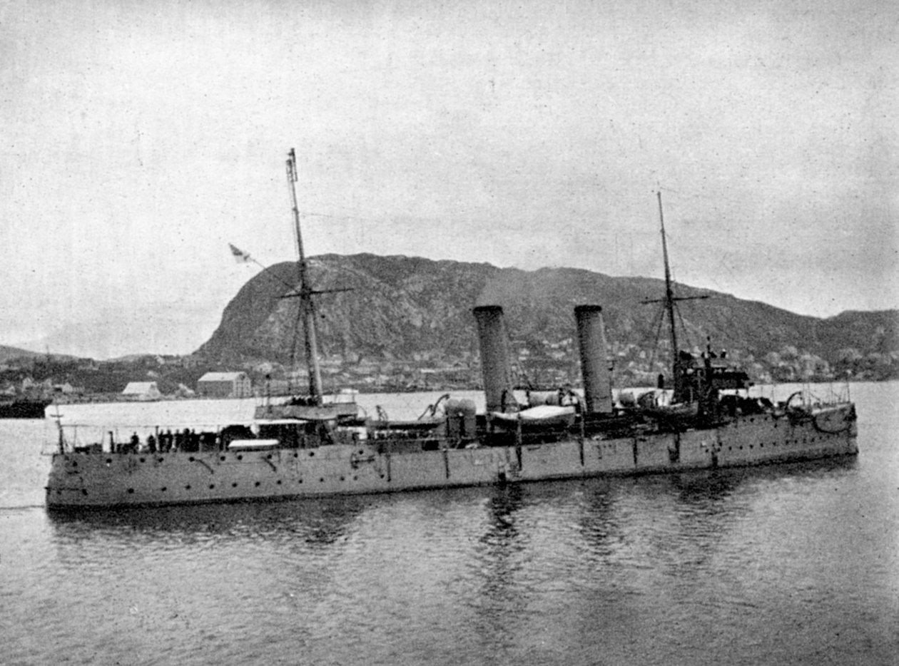 HMS Spartan Norjan edustalla, 1904 1908. tekijältä Queen Alexandra