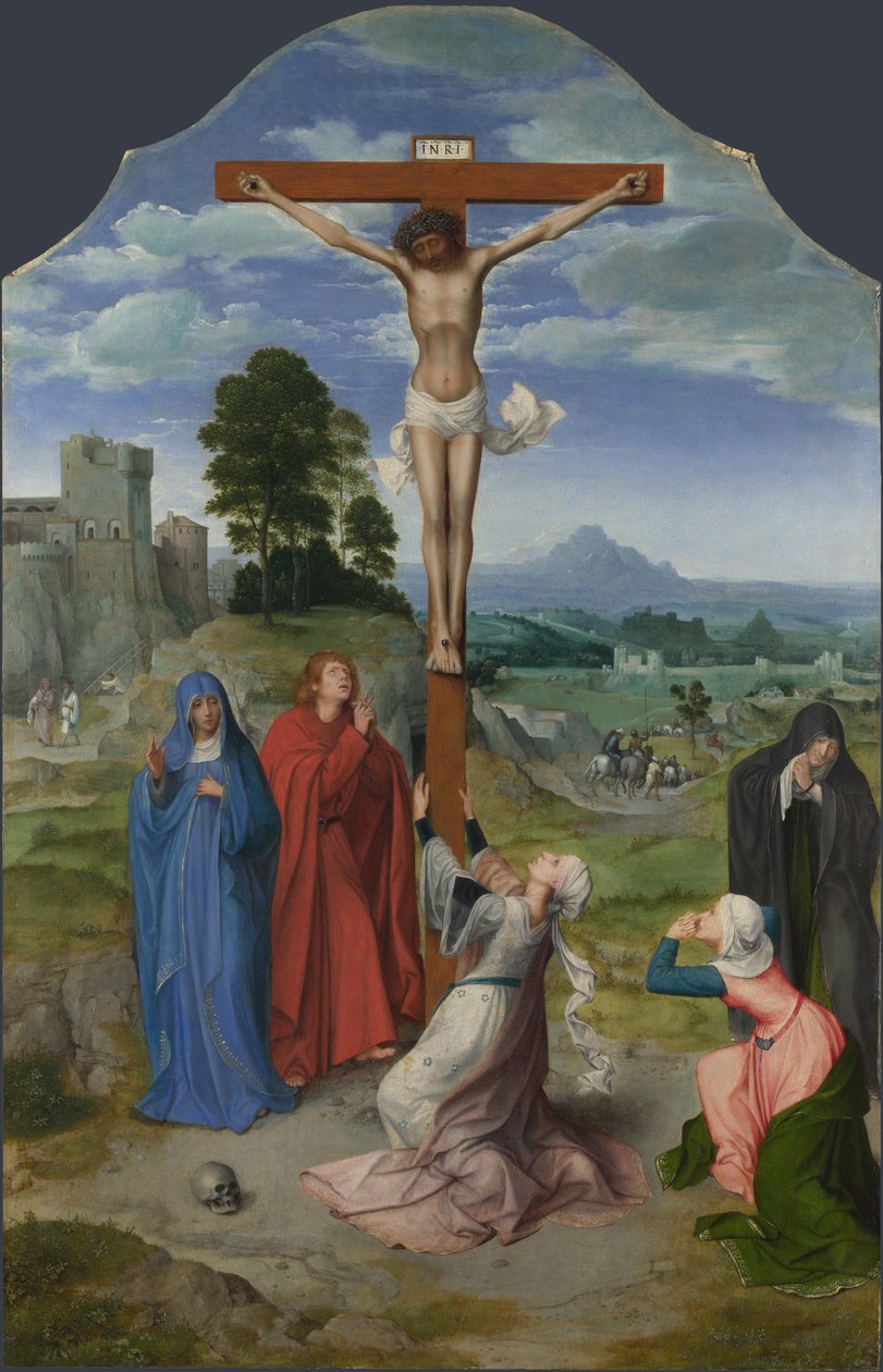 Ristiinnaulitseminen, noin 1515 tekijältä Quentin Massys or Metsys