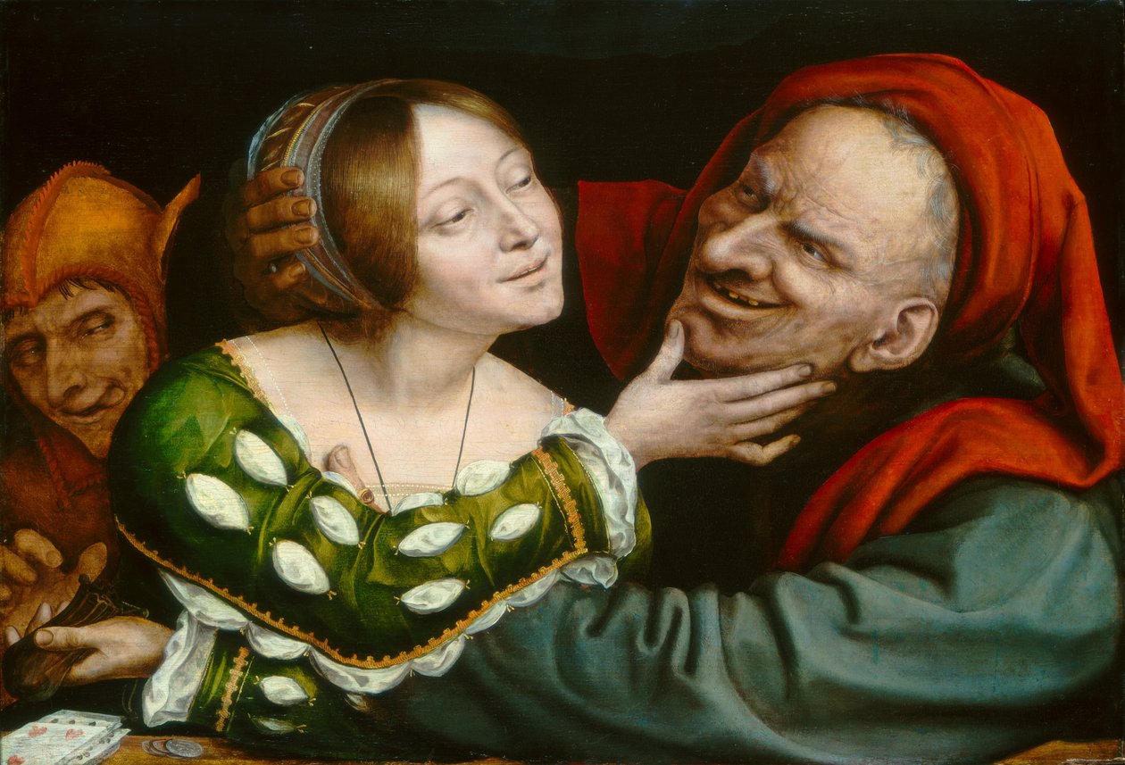 Ill-Matched Lovers, c. 15201525. tekijältä Quinten Metsys