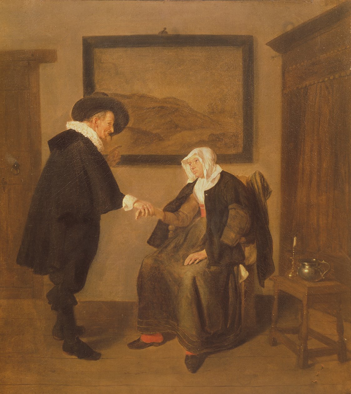 Konsultaatio, n. 1655 tekijältä Quiringh Van Brekelenkam