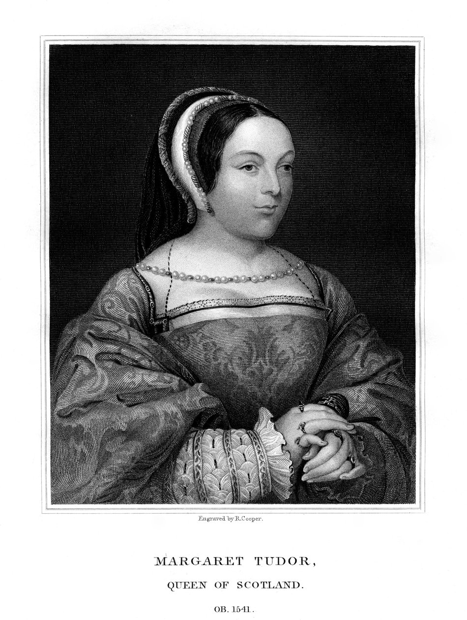 Margaret Tudor, Skotlannin kuningatar, 1825. tekijältä R. Cooper