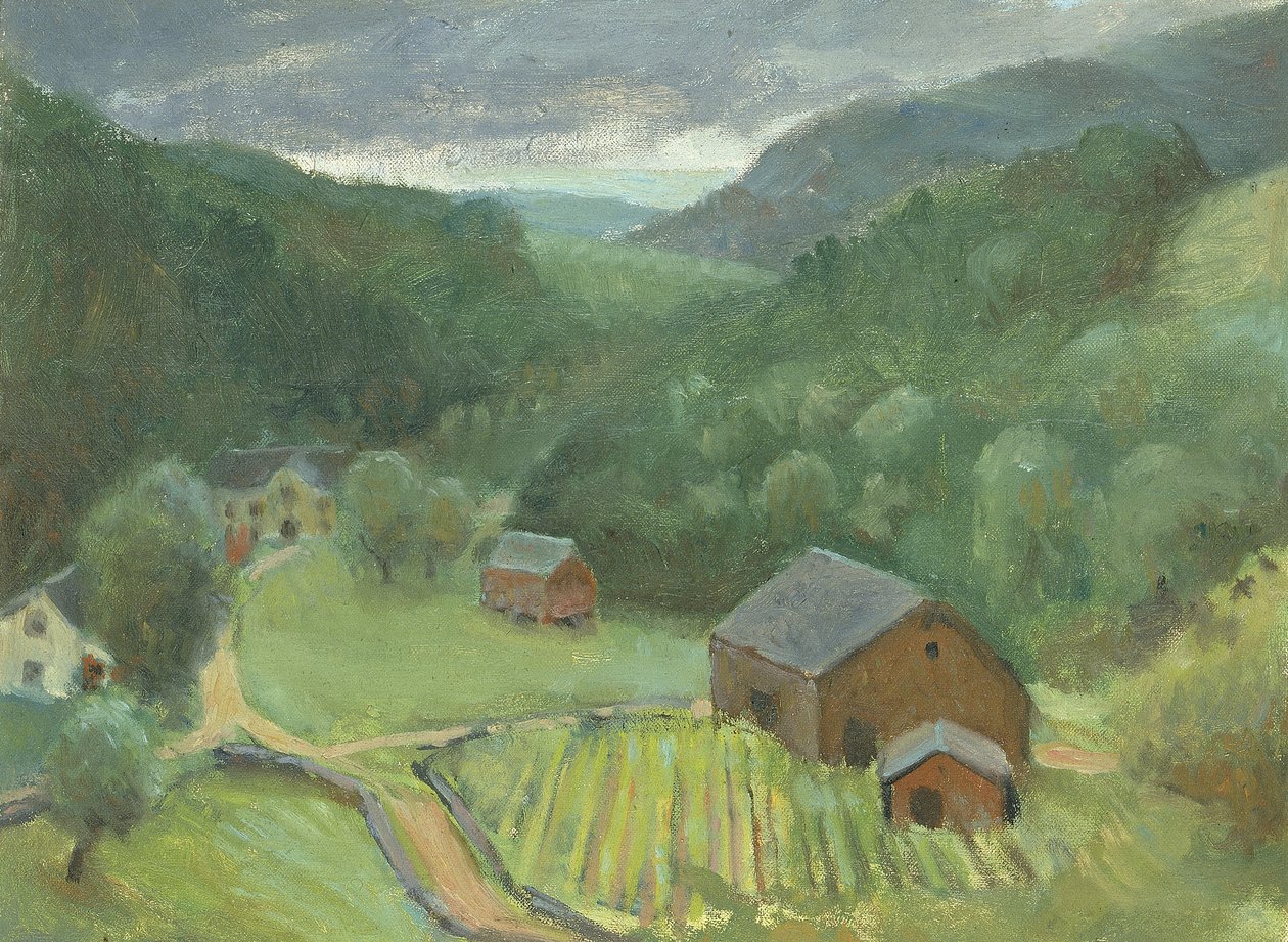 Maisema, n.d. tekijältä R. G. Wilson