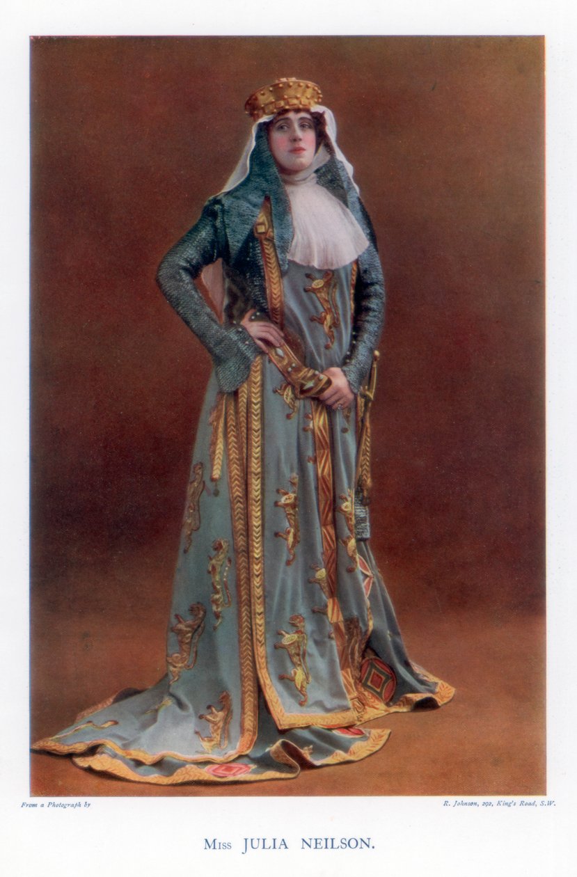 Julia Neilson, englantilainen näyttelijä, 1901. tekijältä R Johnson