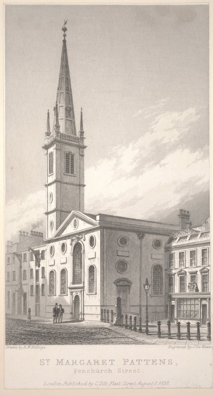 St. Margaret Pattens, Fenchurch Street tekijältä R. W. Billings