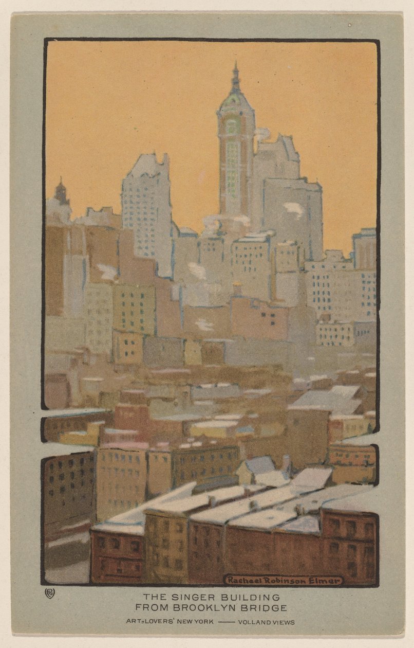 Singer Building Brooklyn Bridgestä tekijältä Rachael Robinson Elmer