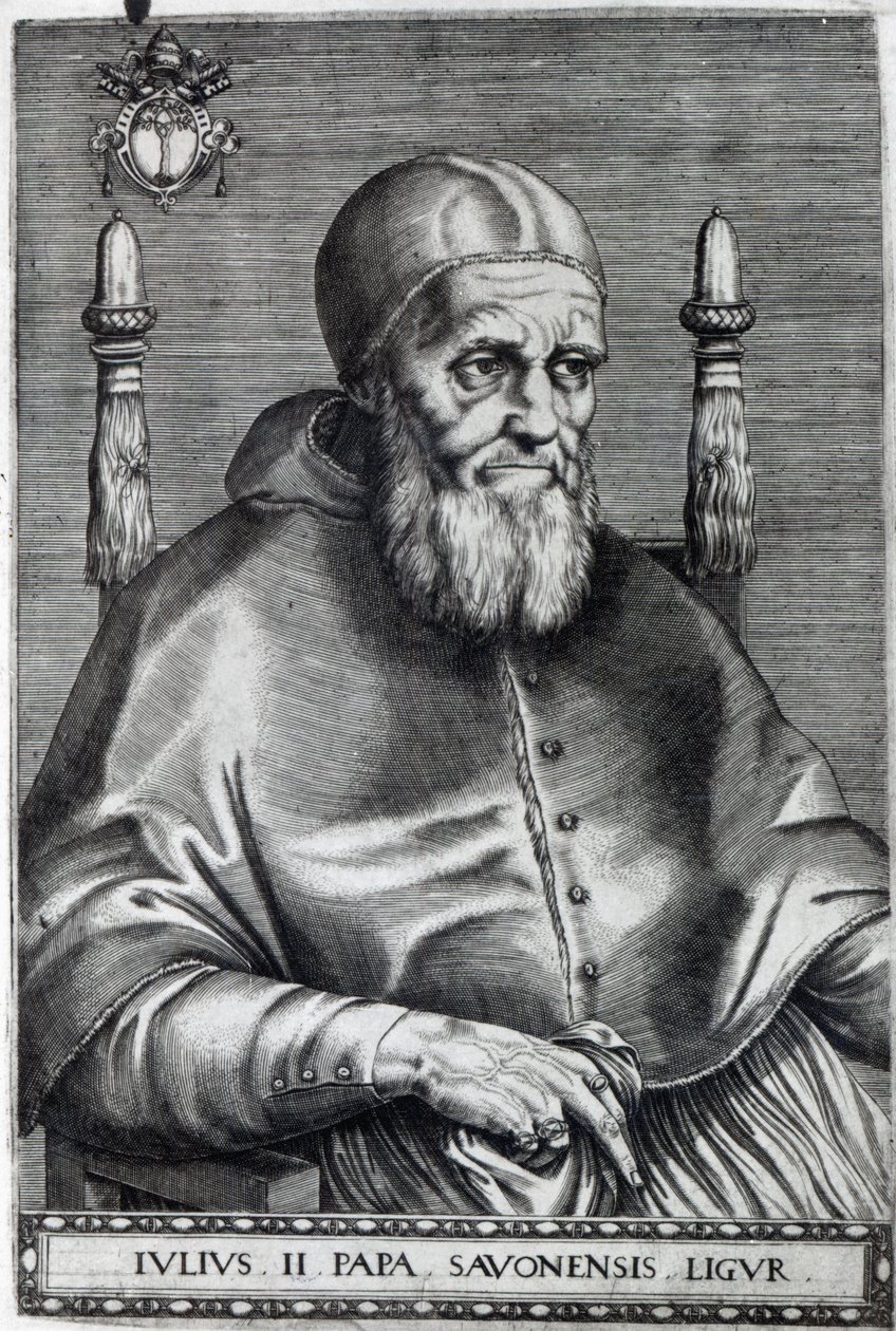 Paavi Julius II tekijältä Raffaello Sanzio Raphael