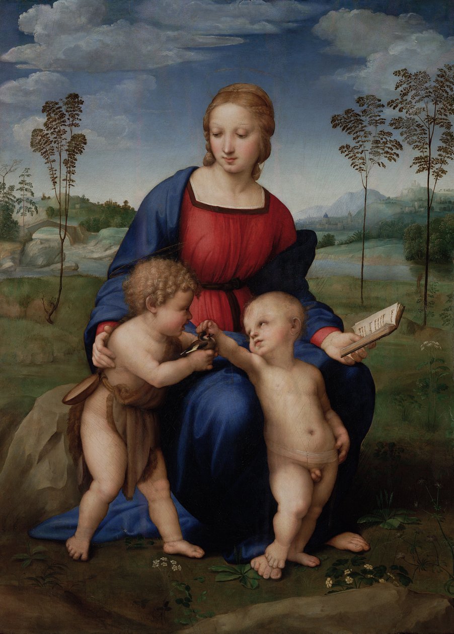 Kultapiipan Madonna tekijältä Raffaello Sanzio Raphael