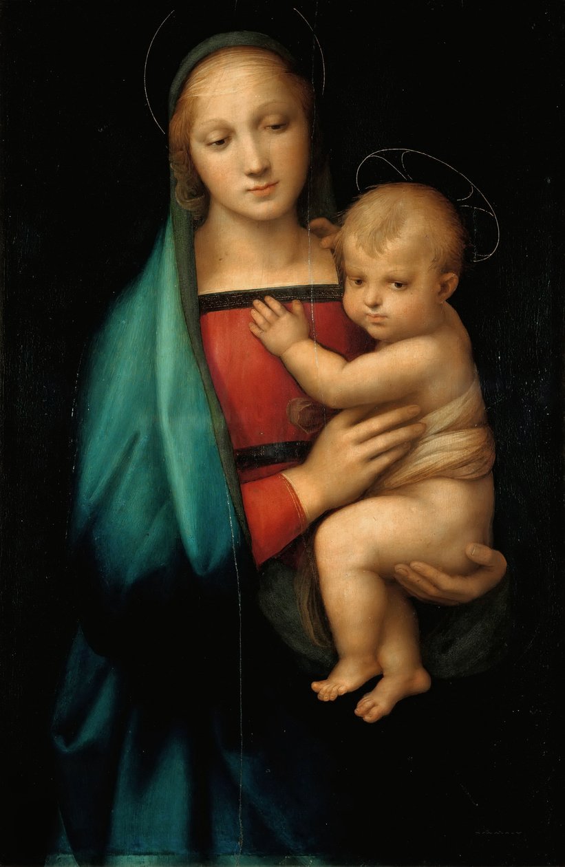 Suurherttuan Madonna, n. 1505. tekijältä Raffaello Sanzio Raphael