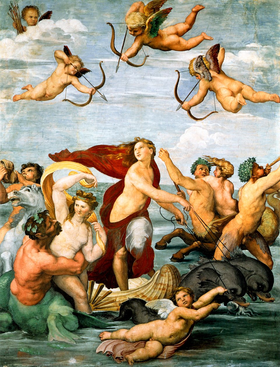 Galatean voitto, n. 1512 tekijältä Raffaello Sanzio Raphael