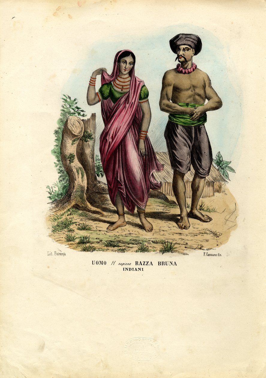 Intiaanit, 1863-79 tekijältä Raimundo Petraroja