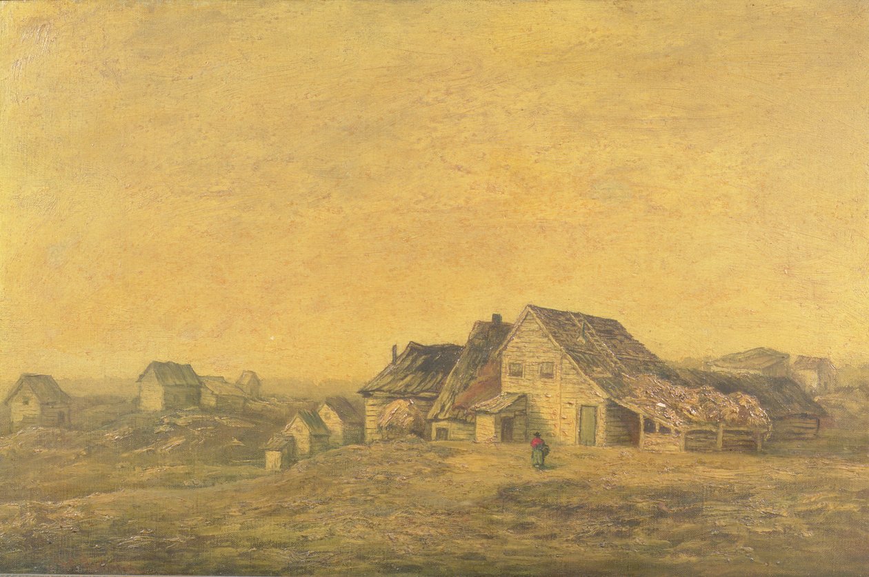 Fifth Avenue 89th Streetin kohdalla, 1868 tekijältä Ralph Albert Blakelock