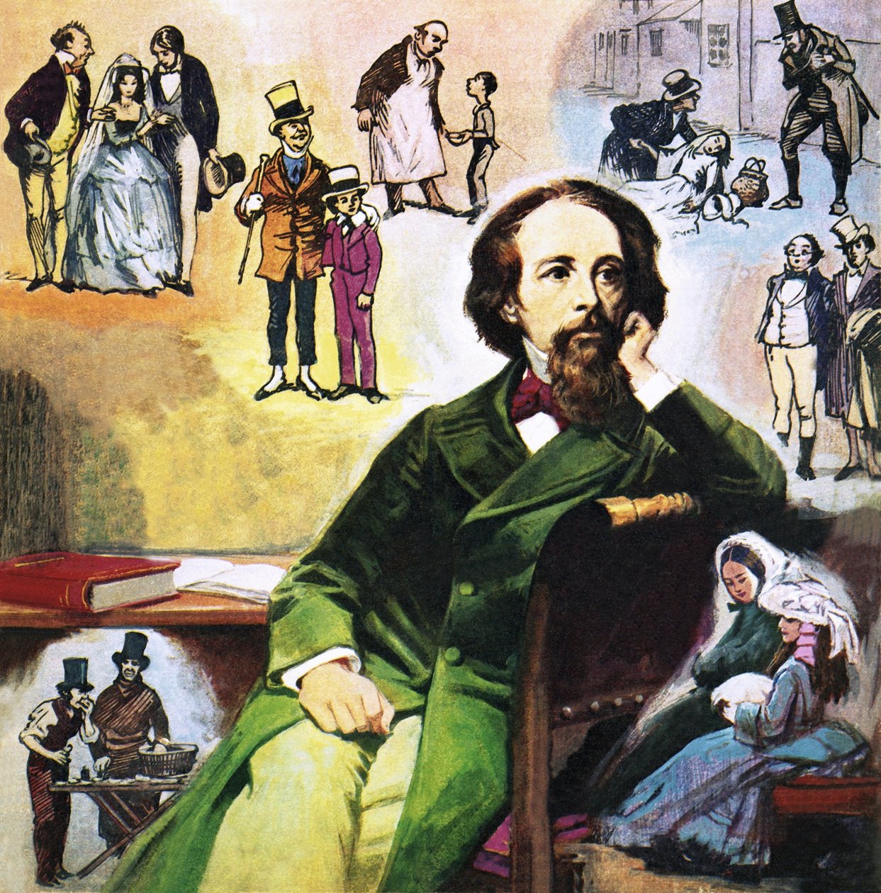 Charles Dickens ja hänen hahmonsa tekijältä Ralph Bruce