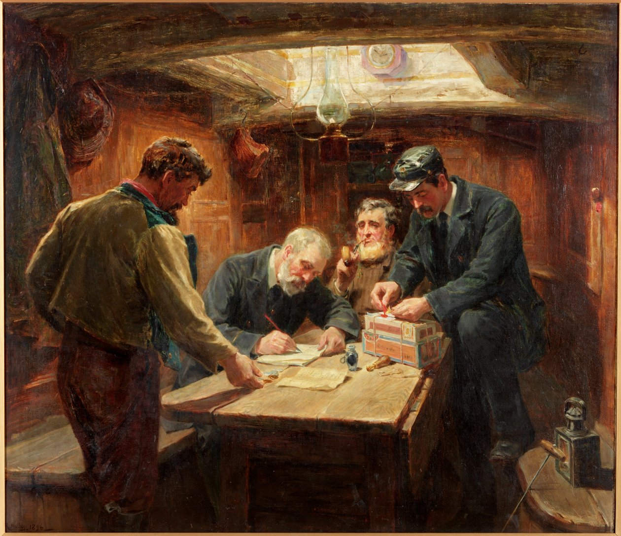 Tulli maksettu, 1896 tekijältä Ralph Hedley