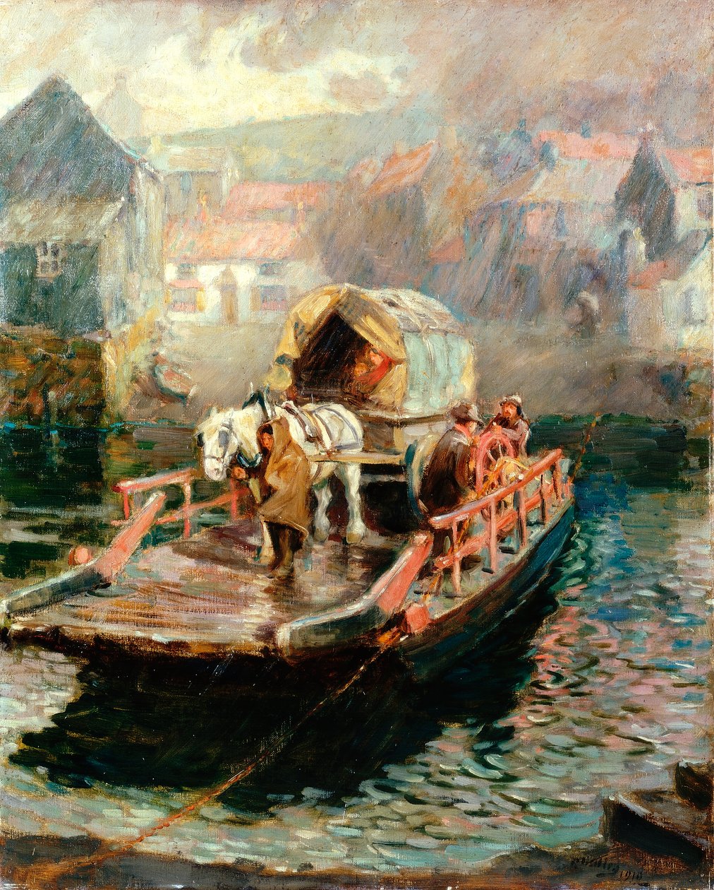 Hylton Ferry, 1910 tekijältä Ralph Hedley