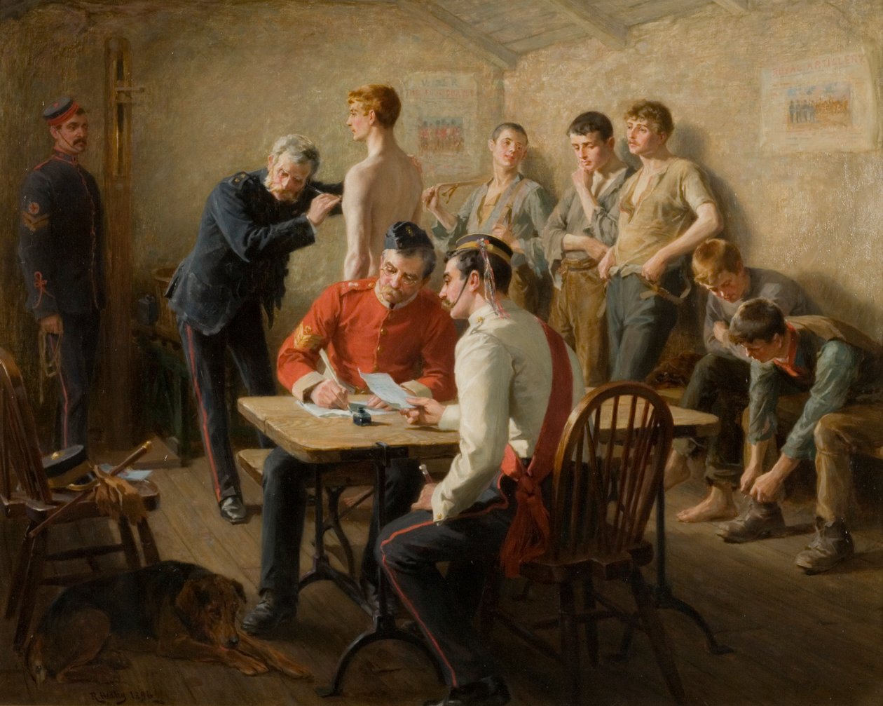 Tohtorin ohittaminen, 1896 tekijältä Ralph Hedley