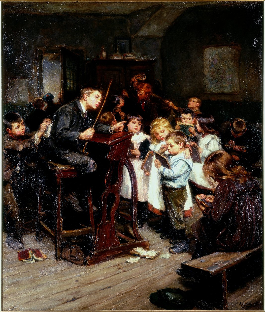 Monitori, 1898 tekijältä Ralph Hedley