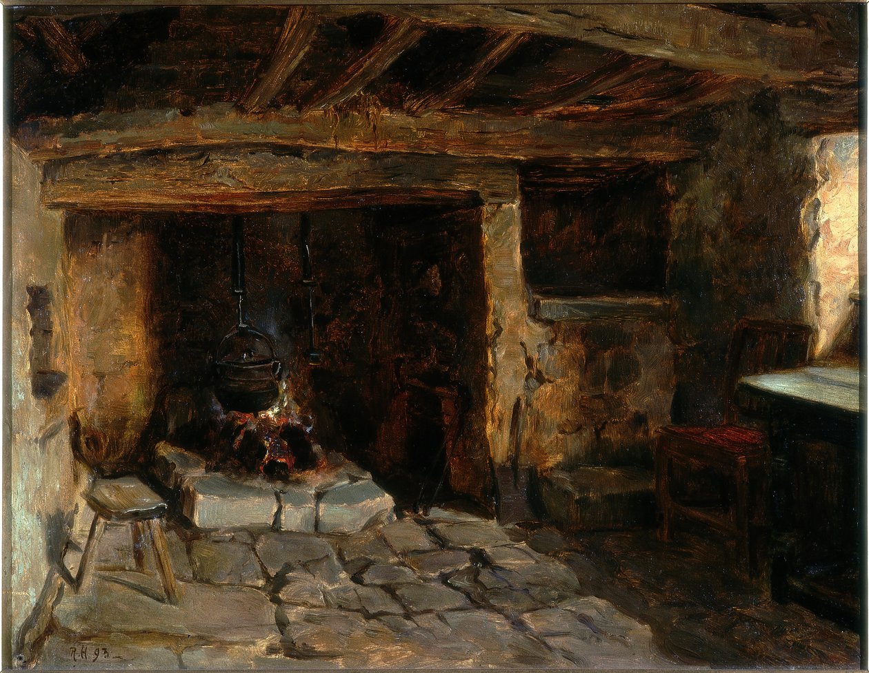 Vanha keittiö tekijältä Ralph Hedley