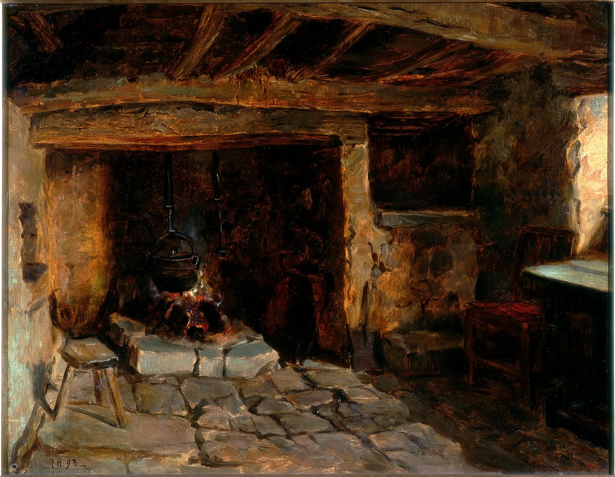 Vanha keittiö tekijältä Ralph Hedley