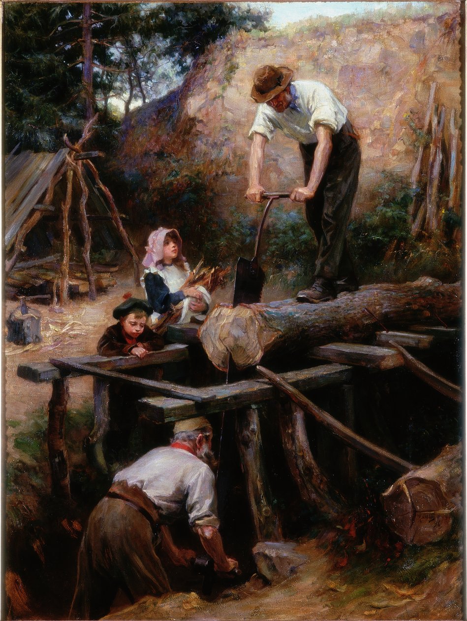 Woodsawyers, 1896 tekijältä Ralph Hedley