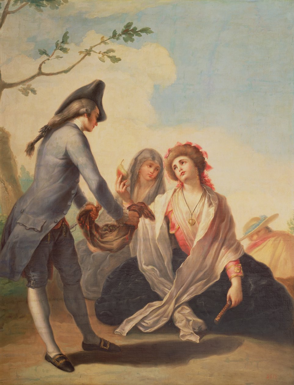Maalaislahja. noin 1778 tekijältä Ramon Bayeu y Subias