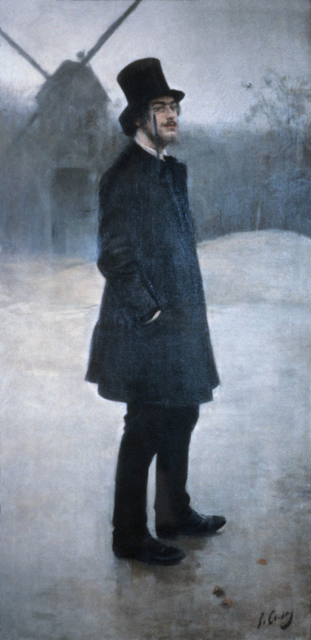 El Bohemio, Montmartren runoilija tekijältä Ramon Casas i Carbo