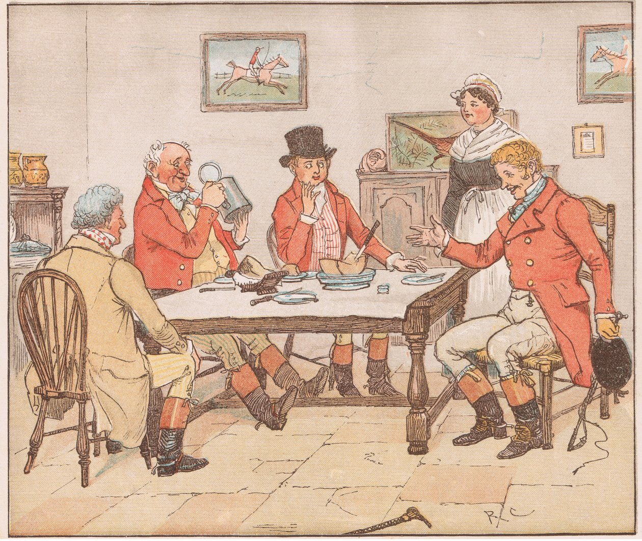 Kulku tölkin ympärillä, pojat tekijältä Randolph Caldecott