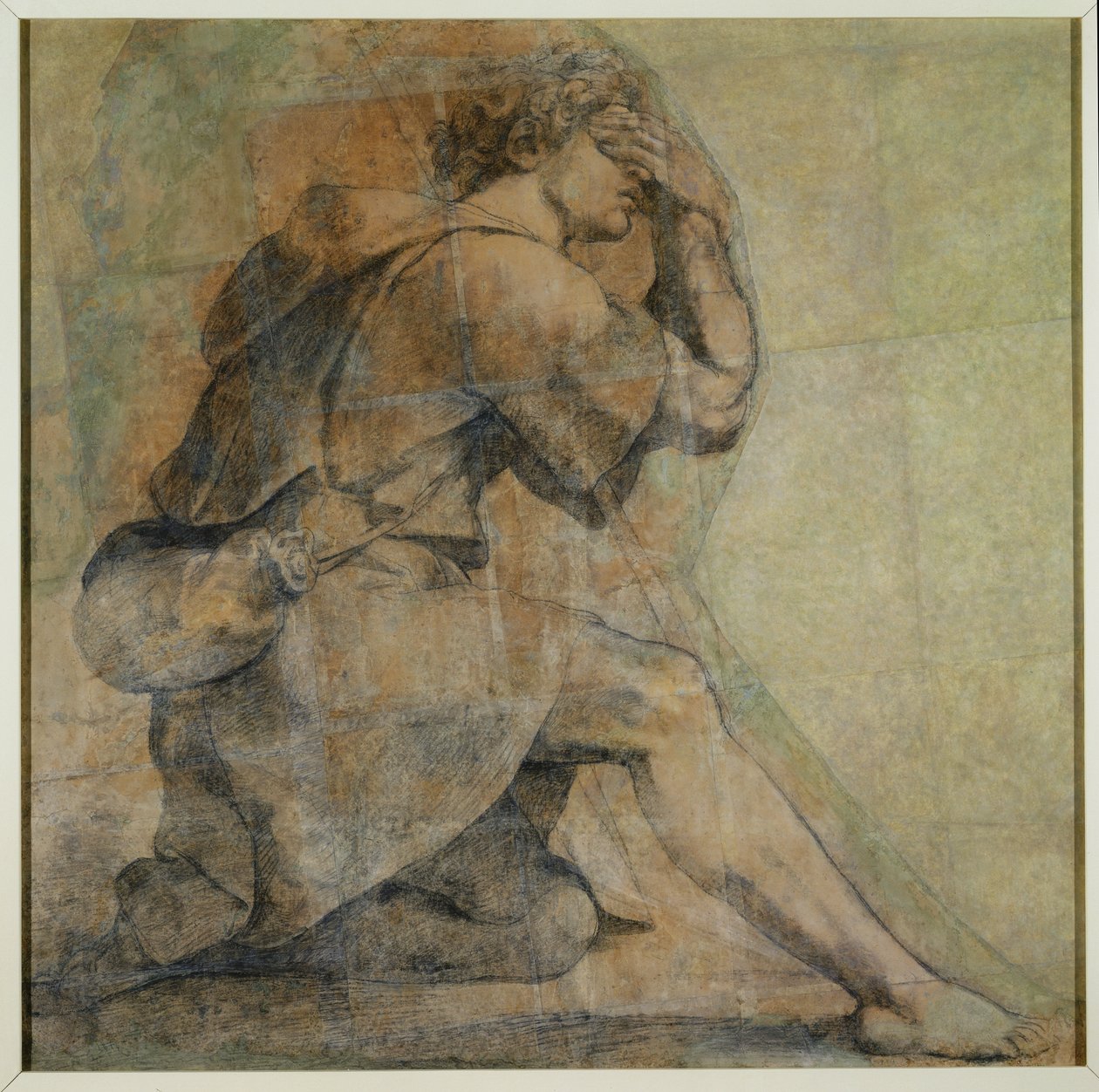 Mooses (hiili paperille) tekijältä Raffaello Sanzio Raphael