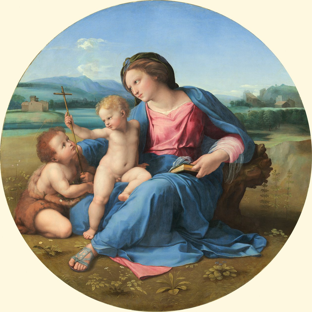 Alba Madonna, n. 1510 tekijältä Raffaello Sanzio Raphael