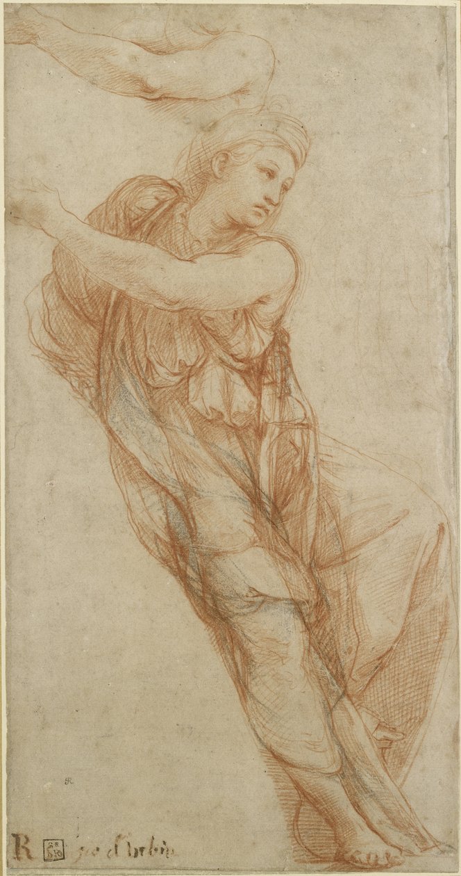 Phrygian Sibyl, WA1846.203 tekijältä Raffaello Sanzio Raphael