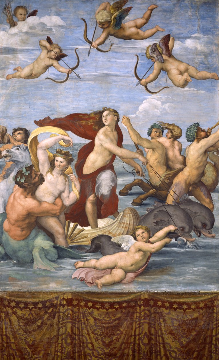 Galatean voitto, noin 1514 tekijältä Raffaello Sanzio Raphael
