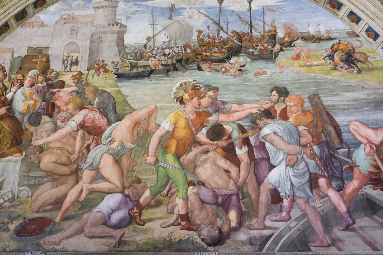 Ostian taistelu tekijältä Raphael (1483 1520)