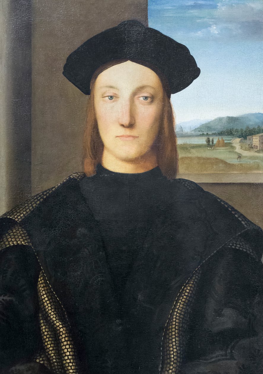 Retrato de Guidobaldo da Montefeltro Finlandês tekijältä Raphael (1483 1520)